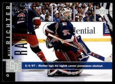 1997-98 Upper Deck #107 Mike Richter New York Rangers Hockey Card