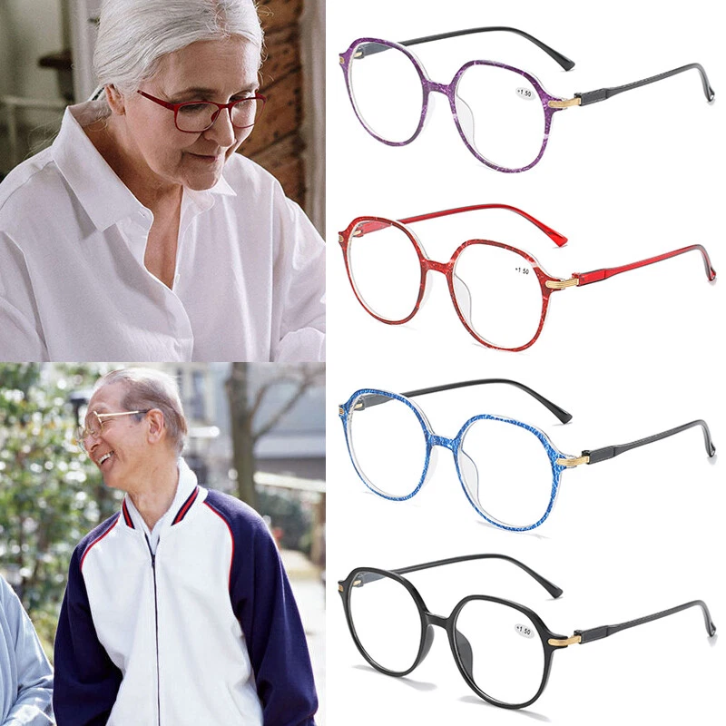Unisex Mens Womens Round Reading Glasses Readers 1.0 1.5 2.0 2.5 3.0 3.5 4.0