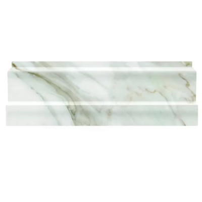 Apollo Tile 9-Pack White Marble Baseboard Tile (2-1/4''-in x 12-in)