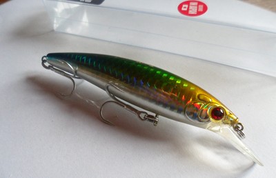 Leurre pêche mer riviere Minnow 11,5cm 13,5g nage jusqu'à 2m maquereau