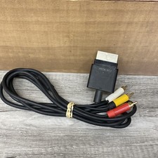 Genuine Official OEM Microsoft XBOX 360 Composite AV Cable X821376-001 Tested
