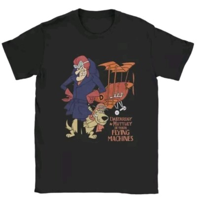 WACKY RACES T-SHIRT DASTARDLY UND MUTTLEY IN THEIR FLYING MACHINES HERREN SHIRT