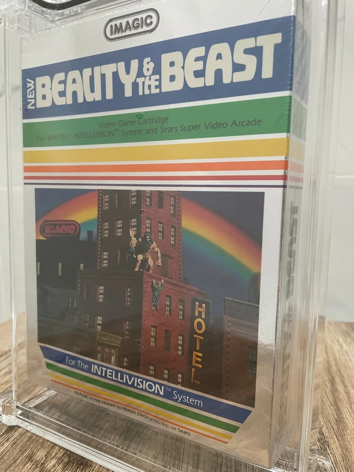 Beauty & The Best Sealed Video Game Wata Graded 8.0 A+ Seal 1982 Intellivision - Image 2 of 4