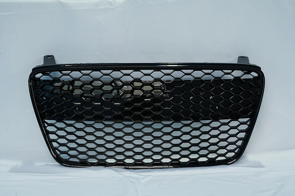 For 2007-2013 Audi R8 Front Henycomb Grille Gloss Black Mesh Upper Grill — 第 4/4 张图片