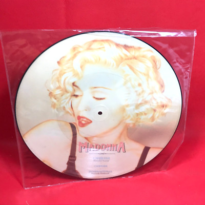 MADONNA Cherish 1989 UK 3-track 12'' vinyl Picture Disc single Supernatural ~~