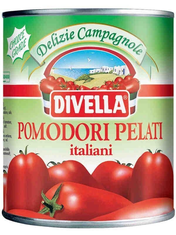 DIVELLA POMODORI PELATI GR 800 X 12