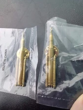 2 New Vintage Winco 2014 Nasa Space Launch System SLS Orion Rocket Pin