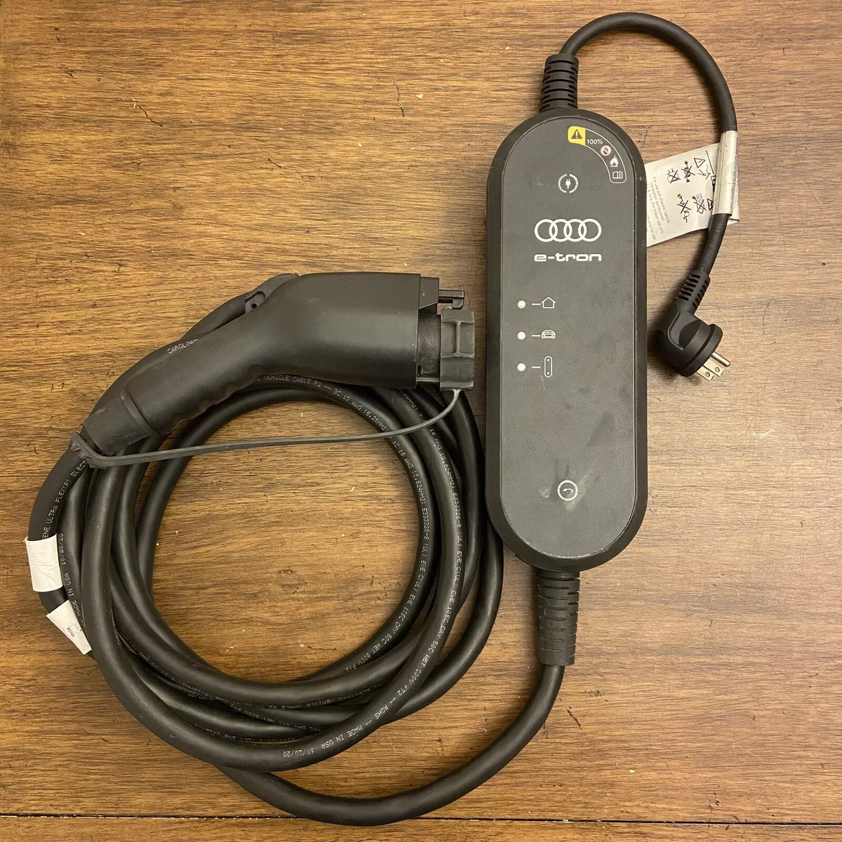 2019 2024 Audi e tron Q5 Q7 charger PHEV EV charging cable NEMA 5 15 110v plug