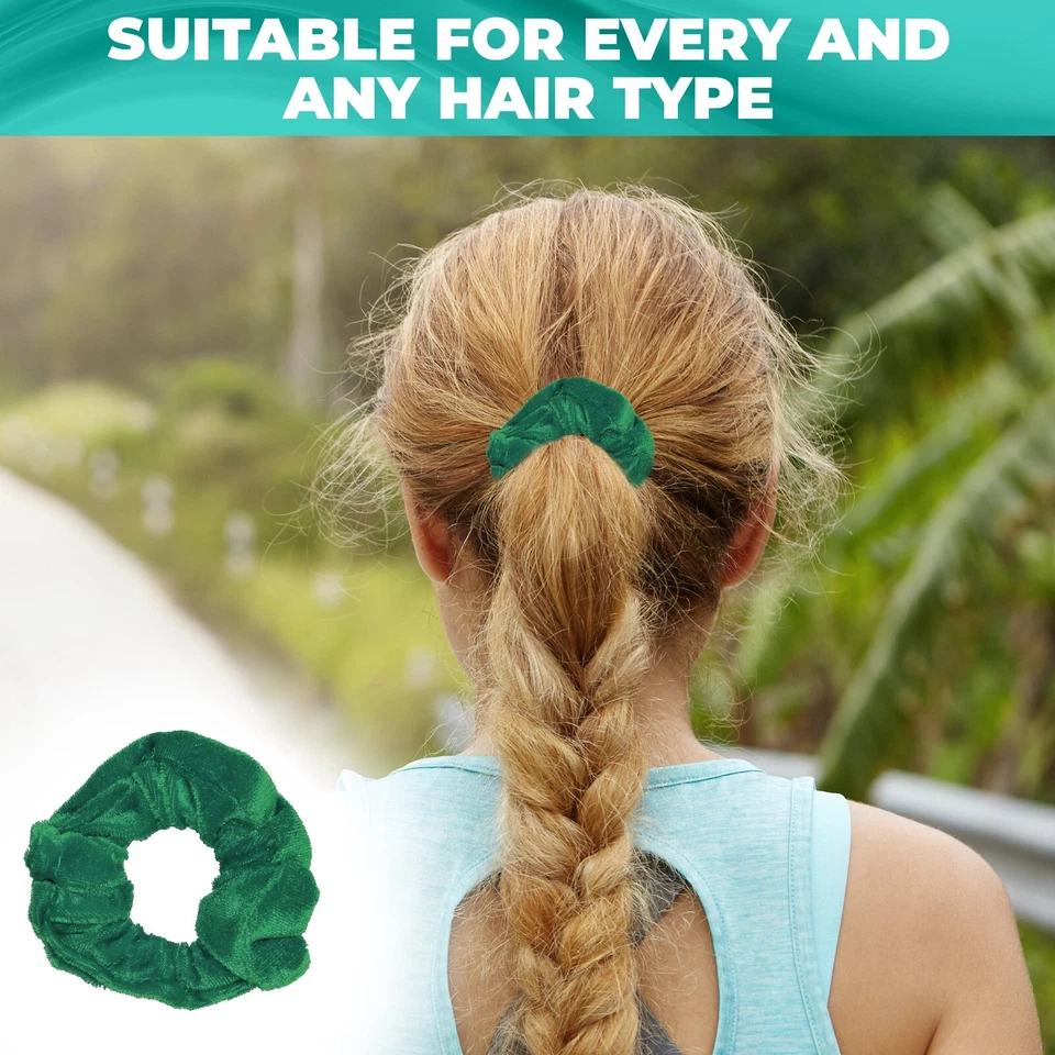 Bandas para el cabello surtidas de 24 piezas - Lindas y suaves crujientes - Sin arrugas lazos para el cabello Foto 4 de 4