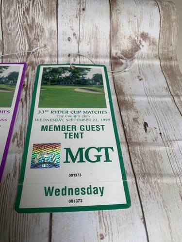RYDER CUP Golf Memorabilia 1999 Brookline Boston USA Golfing Collectables RARE - Imagen 11 de 20