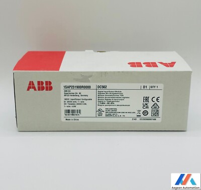 ABB  1SAP231900R0000 DC562  Digital Input/Output Module 16DI/DO 24VDC 0.5A NEW