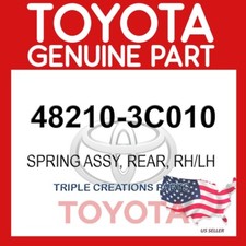 Genuine Toyota 48210-3C010 Spring Assy Rear RH Or LH 482103C010 OEM