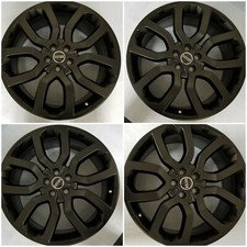 Original 22" Range Rover OEM Stock Wheels Satin Matte Black Rims +LUGS $1985-obo