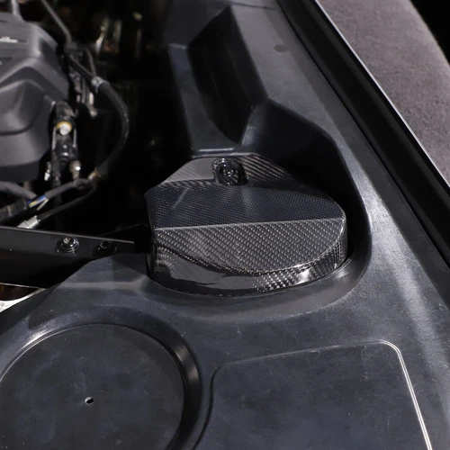 Juego de cubiertas interiores de bahía de motor de fibra de carbono seca real para Corvette C8 2020-2024 - Imagen 9 de 27