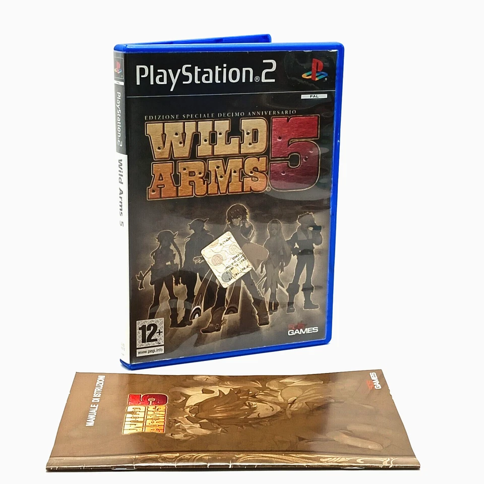 Gioco Wild Arms 5 Videogioco Sony Playstation 2 Completo Pal Ita, foto 1 di 5