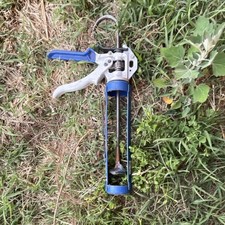 Newborn Duracore 250 Industrial Caulk Gun Blue/Silver 18:1 8:1 Ratios