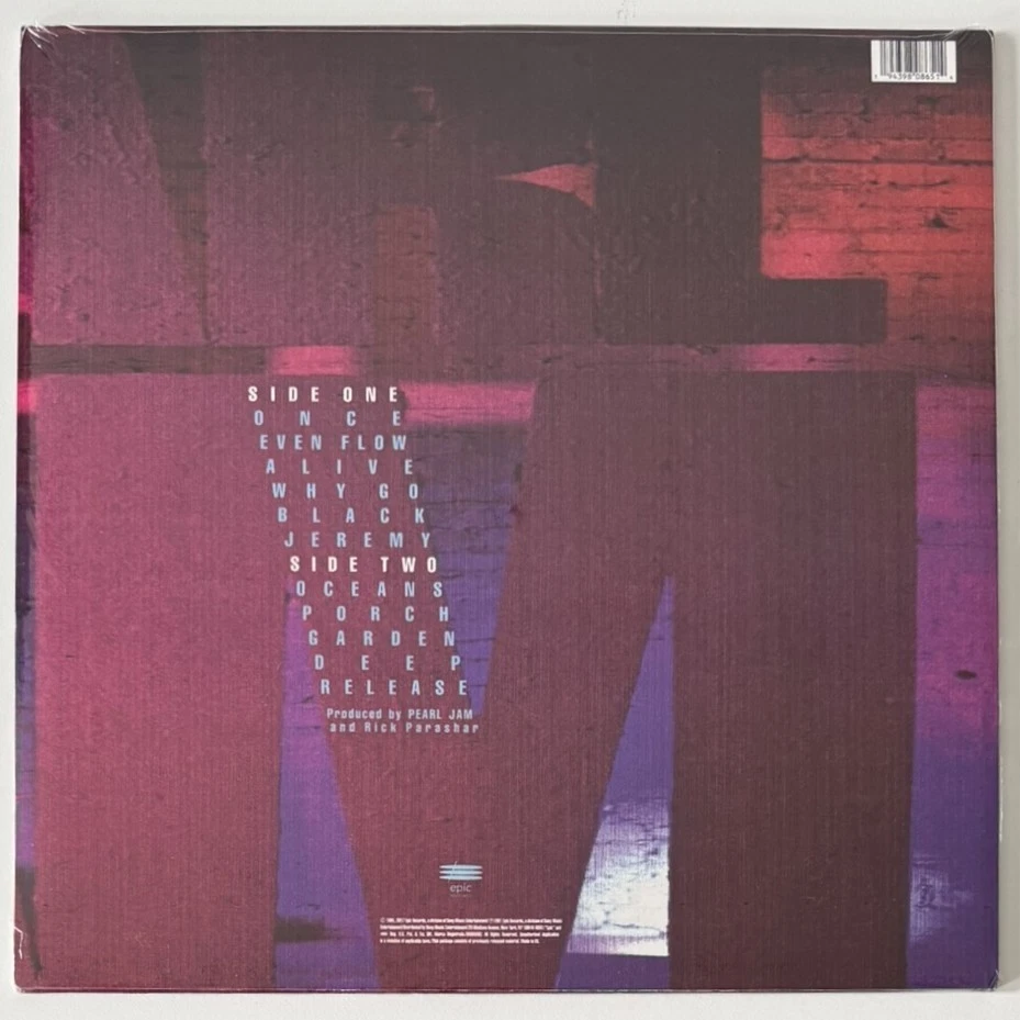 PEARL JAM TEN PURPLE VINYL LP USA TARGET EXCLUSIVE LIMITED EDITION SEALED *SPLIT - Image 4 of 4