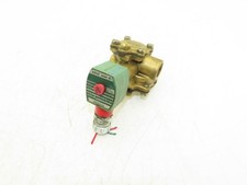 Asco Red-Hat 8316G74 Brass Solenoid Valve 3-Way 3/4"npt 150psi 24V