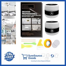 200g Bath Enamel Repair Kit for Cracks, Scratches in Porcelain, Fibreglass