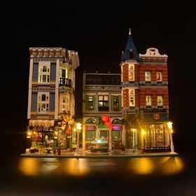 LED Light Kit for 10255 Assembly Square Compatible with LEGO Building Blocks