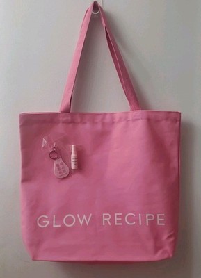 Glow Recipe Tote Watermelon Glow Ultra-Fine Mist Key Charm NWOT