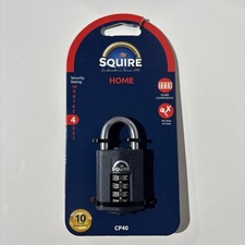 Squire CP40 Heavy Duty 4 Four Digit Security Combination Padlock 40mm