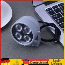 4 LED IR Infrared Light Spotlight Night Vision Security Camera CCTV DC12V 2 Y3F4