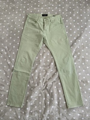 Scotch & Soda Ralston Jeans Men 30x32 Light Sage Green Slim Straight Stretch