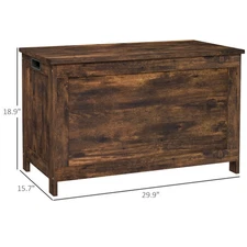 Storage Bench Wooden Chest Trunk