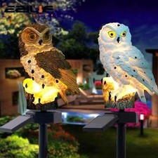 LumaOwl™ Solar LED Eule Gartenlampe Deko Außen Beleuchtung wetterfest