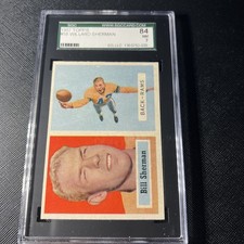 Bill Sherman 1957 Topps #58 SGC 7 Rams