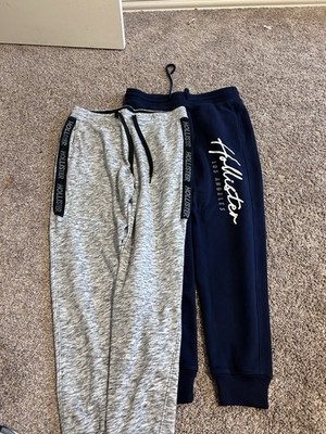 Hollister & American Eagle Men's M Activewear Sweatpants Lot Gray Navy Off-White
