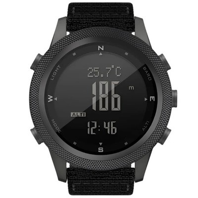 Herren Digitaluhr Outdoor Sport Höhenmesser Barometer Kompass WR 50M