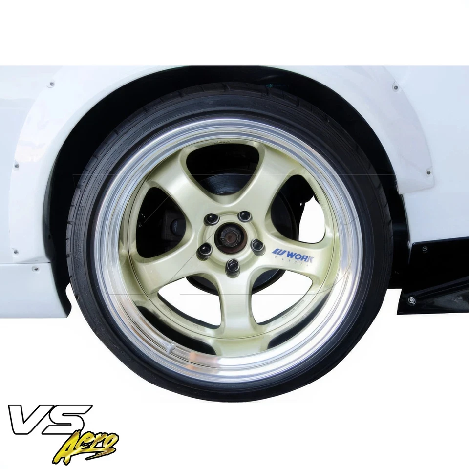 VSaero FRP TKYO Boss Wide Body Fender Flares (rear) 75mm (S14) for 240SX Nissan Foto 3 de 4