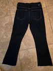 Mother Lil Insider Crop Step Fray Jeans Size 27 Off Limits Dark Blue Wash USA — photo 7