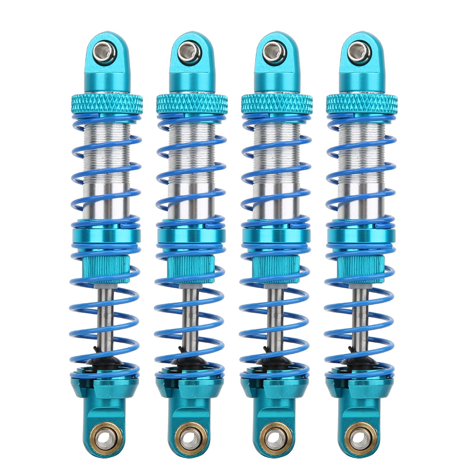 4pcs Metal RC Shock Damper With Spare Springs For TRX4 SCX10 D90 Crawler For