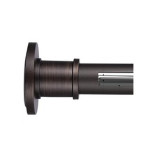BRIOFOX 43-72 Inch Industrial Shower Curtain Rod | Non-Slip, Rustproof Steel.