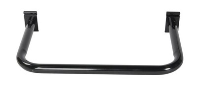 SSWBasics UShaped Black Hangrail for Wire Grid For Grid Wall or Slat Grid
