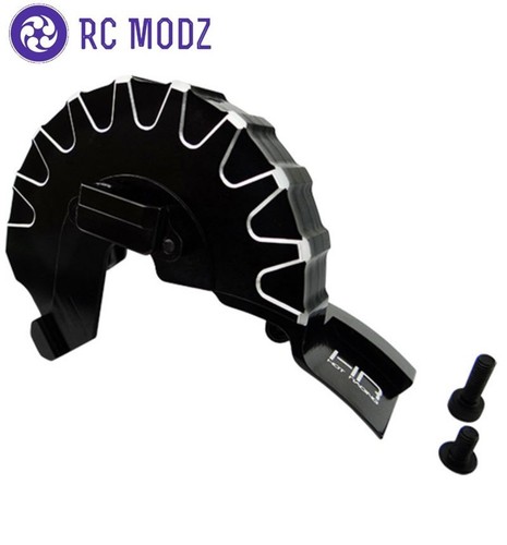 Hot Racing Traxxas E Revo Black Aluminum Transmission Spur Gear Cover - ERV3201