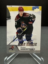 2020-21 Upper Deck AHL Victor Soderstrom Star Rookie Auto