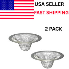 2PCS 1.0" Small Drain Strainer Sink Drain Hair, Bathroom Sink Drain Strainer