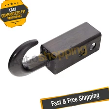 Smittybilt 7610 Black Powder Coated Steel Receiver Mounted Tow Hook