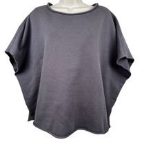Frank Eileen Tee Lab Top Oversize Relaxed Fit Lagenlook Gray One Size