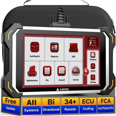 ANCEL DS600 Elite OBD2 KFZ Diagnosegerät 34 Reset Alle System CANFD DoIP Tool