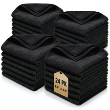 Cleaning Towel Washcloth, 12' x 12" All-Purpose Microfiber Rags - Ultra Soft ...
