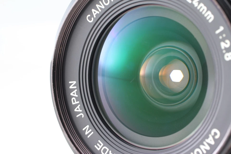 【Casi COMO NUEVO con Capucha】 Nuevo Lente Canon FD NFD 24mm F2.8 Gran Angular MF de Japón Foto 3 de 4