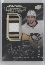 2020 SPx UD Black Lustrous Rookies Tier 1 86/125 Anthony Angello Patch Auto 3vx