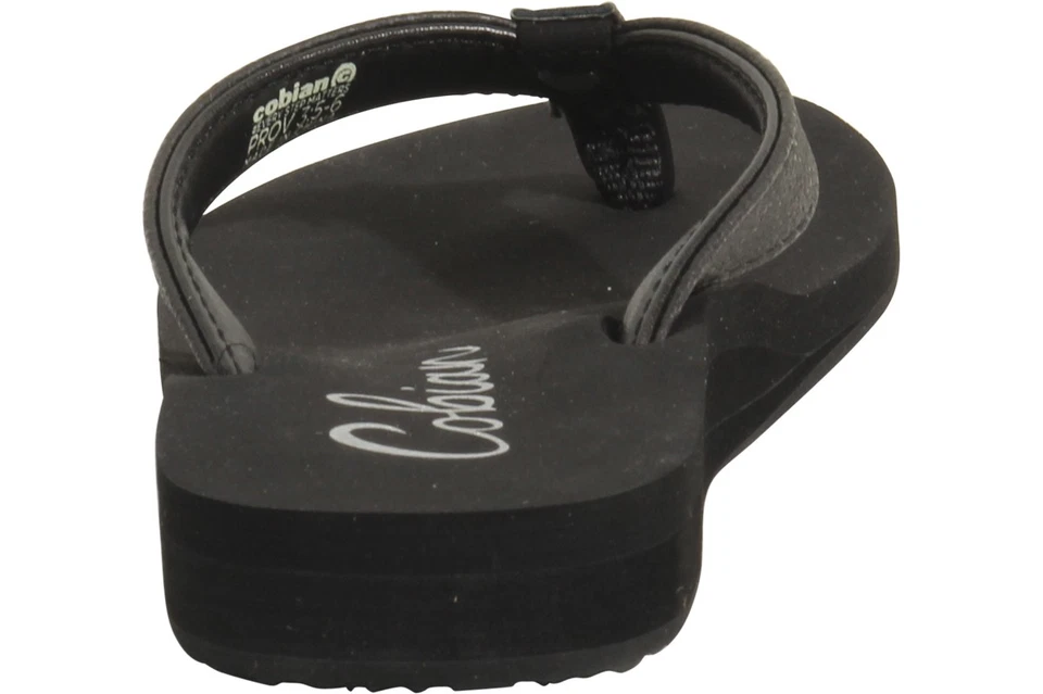 Sandálias sapatos femininos Cobian skinny bounce preto chinelos - Imagem 3 de 4