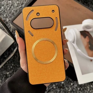 Modèle de tissu magnétique Case arrière pour rien téléphone 3a Lite , 3a, 3a 4a Pro, 2a +