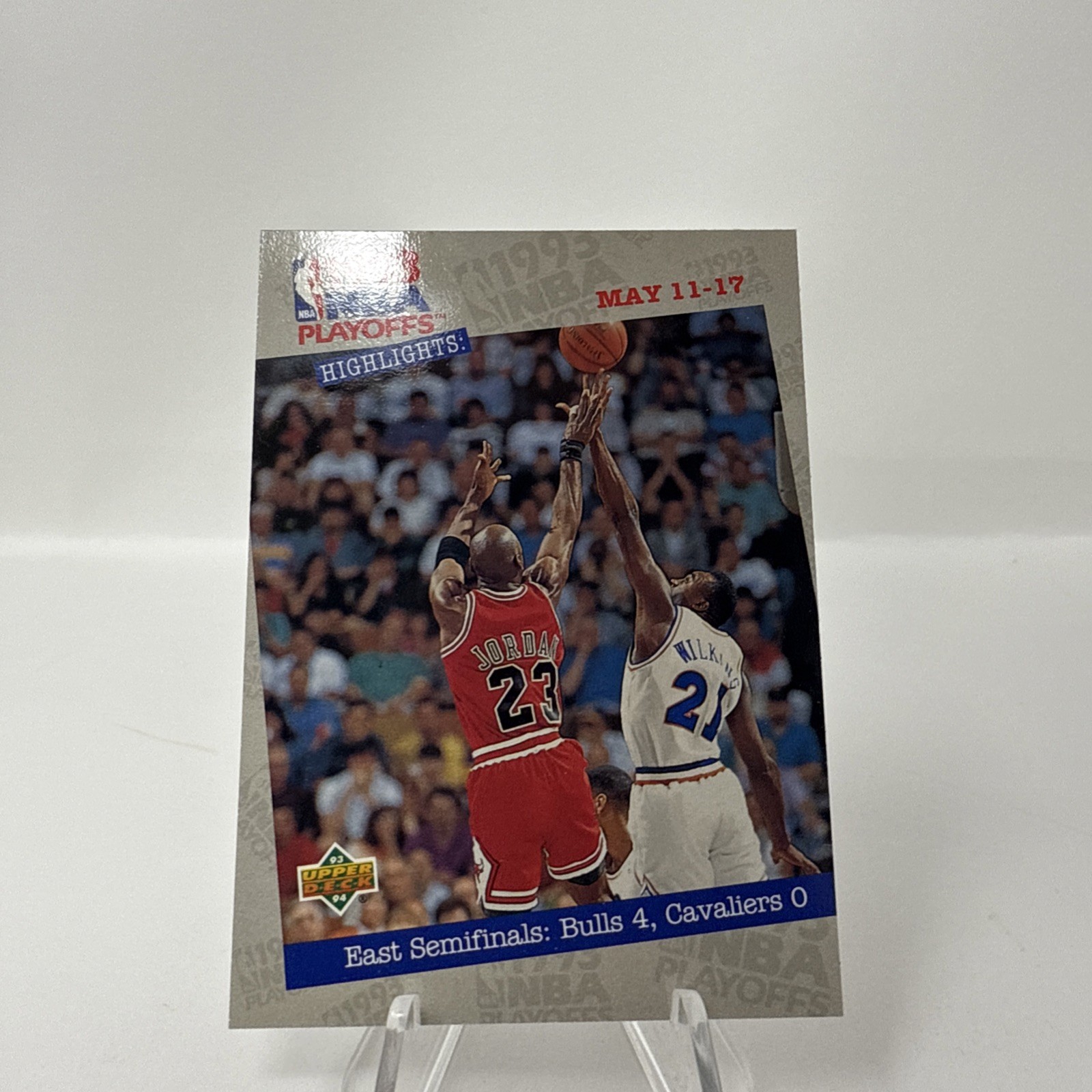 1993-94 Upper Deck - NBA Playoffs Highlights Michael Jordan #187